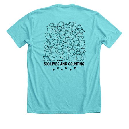 HK 5 yr Anniversary -1, a Tahiti Blue Premium Tee