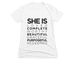 She is Loved&nbsp;, a White Women's Slim Fit Tee