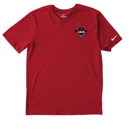 Class B Shirt - Activewear, a Gym Red Nike Dri-FIT Jersey Blend Performance Tee
