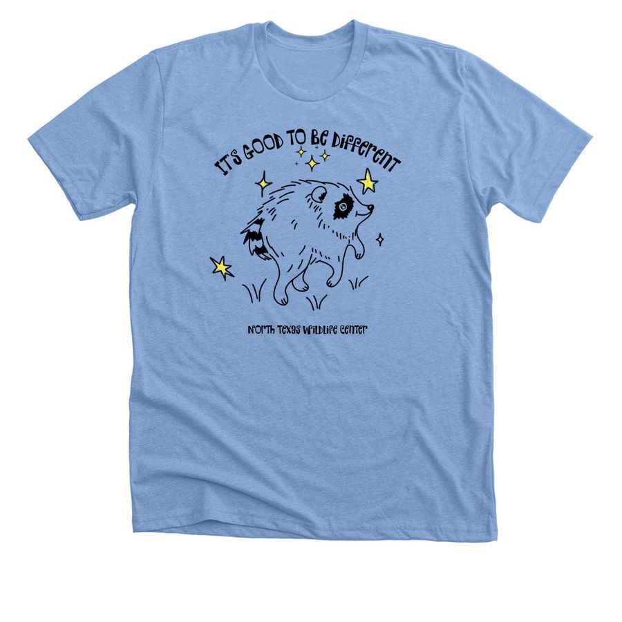 Its good to be different, a Heather Carolina Blue Premium Unisex Tee