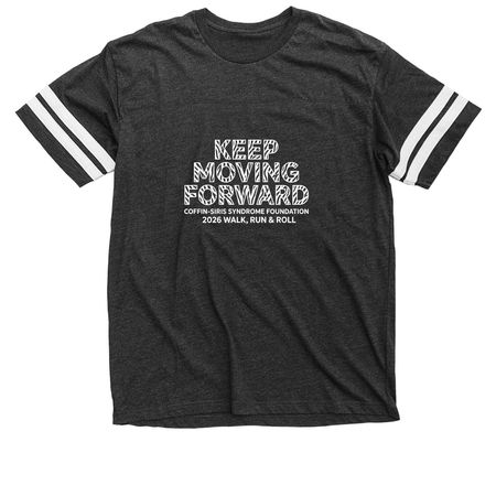 &nbsp;Keep Moving Forward CSS&nbsp;, a Vintage Smoke / White Football Jersey Tee