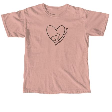 Shepherding Hearts, a Peachy Comfort Colors Unisex Tee