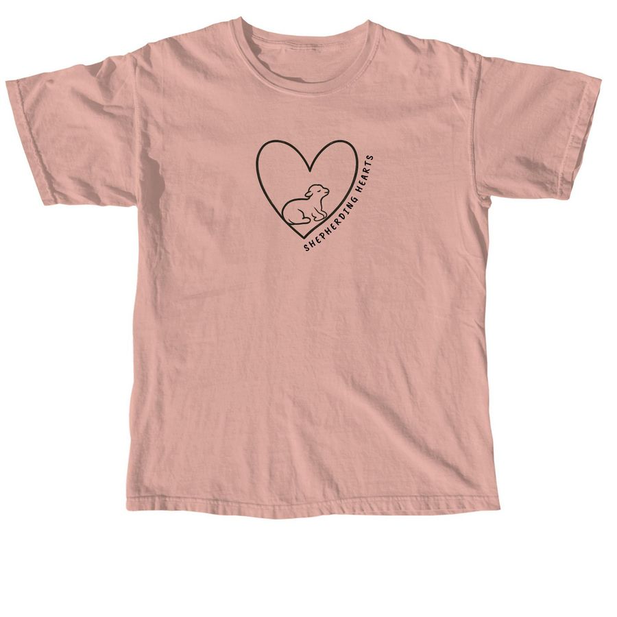 Shepherding Hearts, a Peachy Comfort Colors Unisex Tee