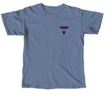 Official Voyage Tees, a Blue Jean Comfort Colors Unisex Tee (back-view)