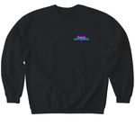 Official Voyage Tees, a Black Softstyle Crewneck Sweatshirt (back-view)