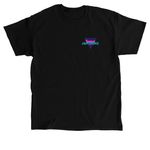 Official Voyage Tees, a Black Classic Unisex Tee (back-view)