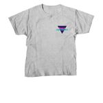Official Voyage Tees, a Sport Grey Youth Unisex Tee (back-view)