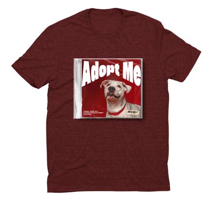 Help Ludwig Find His Way Home, a Vino Red Allmade Eco Triblend Unisex Tee