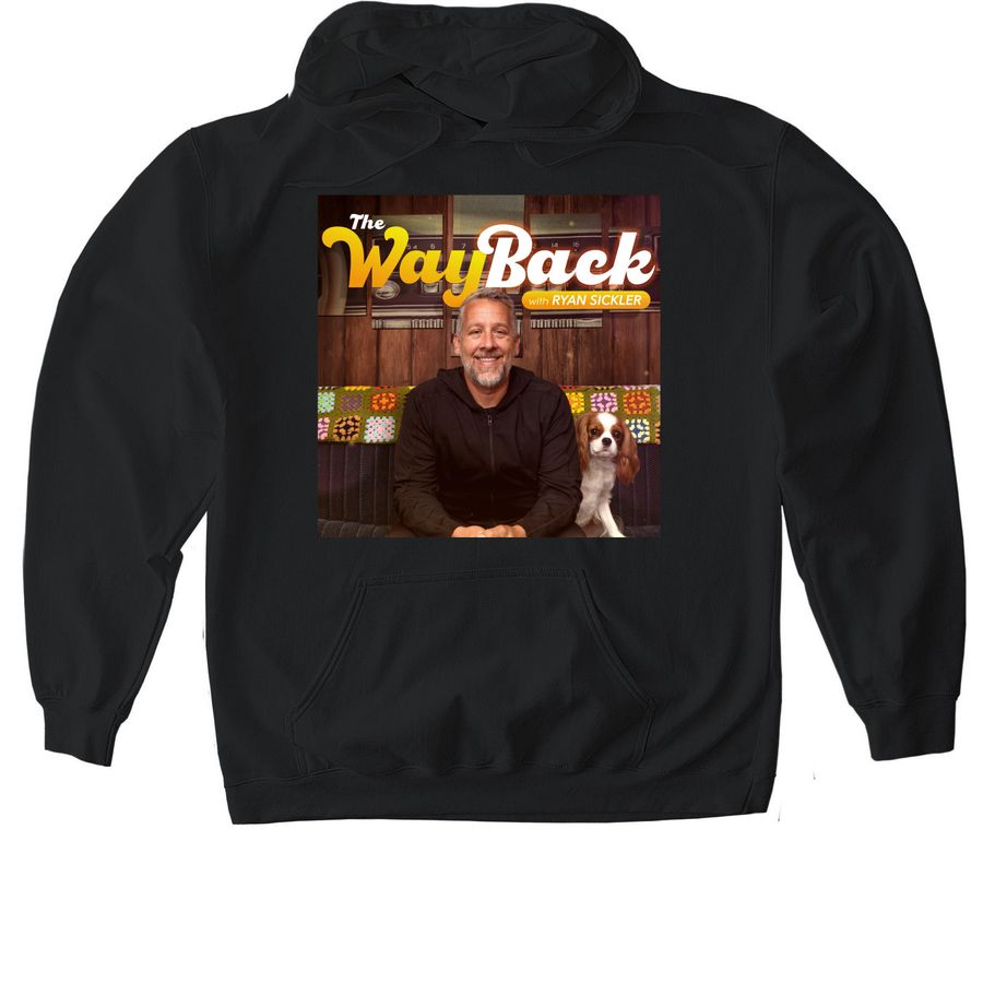The Wayback - Show Art, a Black Gildan Softstyle Pullover Hoodie