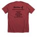 St. Michael Lutheran Church- Youth Fundraiser, a Heather Canvas Red Premium Unisex Tee (back-view)