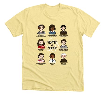 Women of Science 2026&nbsp;, a Heather Yellow Gold Premium Unisex Tee
