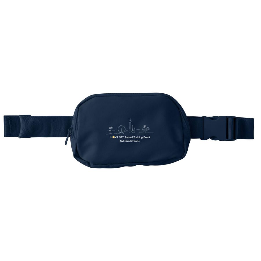NOVA52 Vegas Fanny Pack, a River Blue Navy Matte Hip Pack