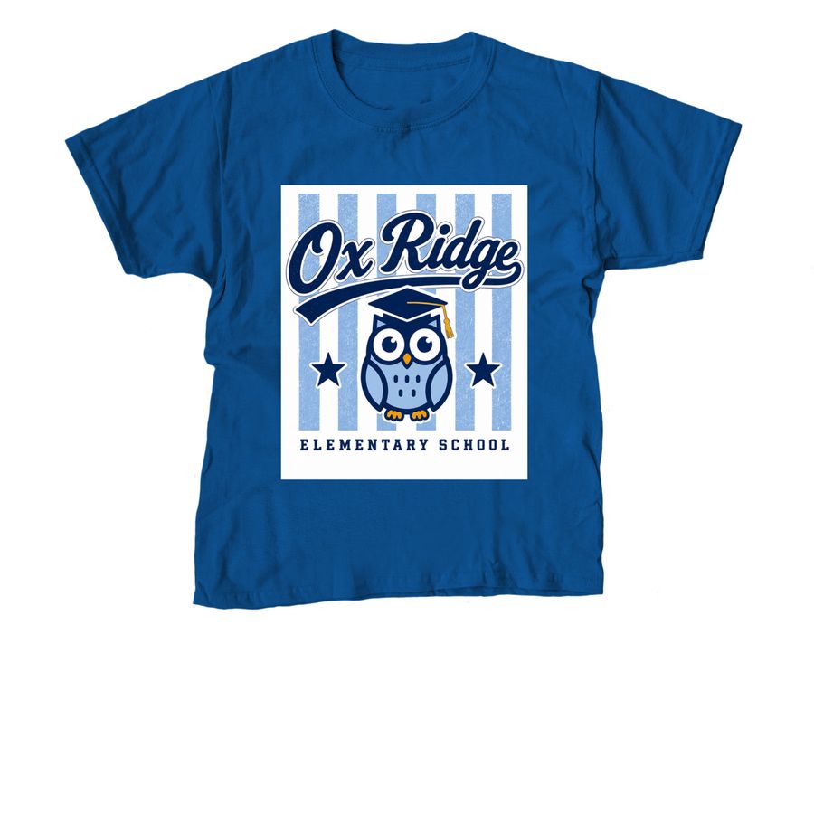 Ox Ridge, a Royal Blue Youth Unisex Tee