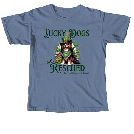 Lucky Dogs&nbsp;, a Blue Jean Comfort Colors Unisex Tee