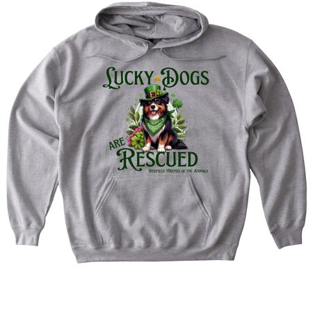 Lucky Dogs&nbsp;, a Sport Grey Gildan Softstyle Pullover Hoodie