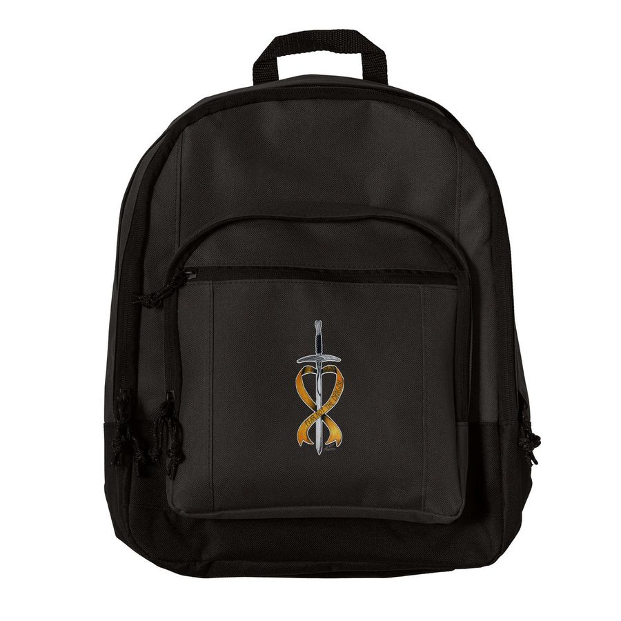 Fear Not the Dragon, a Black Everyday Backpack