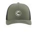 Calvary Logo Hats, a Loden/ Black Printed Snapback Trucker Cap