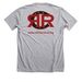 Spring Tees, a Athletic Heather Premium Unisex Tee (back-view)
