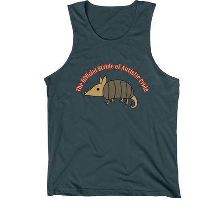 Toe-Walking, a Dark Grey Premium Cotton Tank