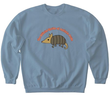 Toe-Walking, a Stone Blue Softstyle Crewneck Sweatshirt
