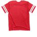 Road, White and AROO! RTR Summer Fundraiser, a Vintage Red / White Football Jersey Tee (back-view)