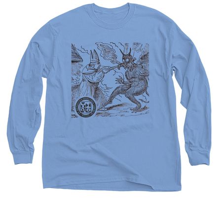 Dunstan and the Devil, a Carolina Blue Classic Long Sleeve Tee