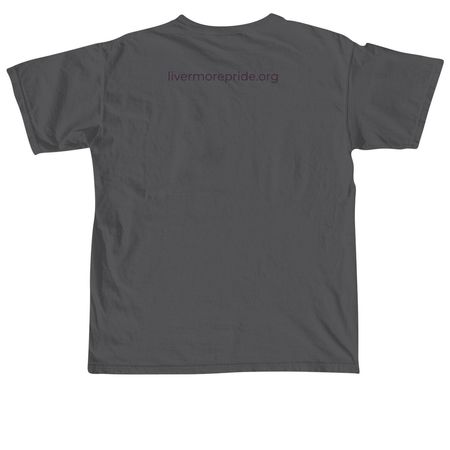 More Pride & Less Prejudice, a Pepper Comfort Colors Unisex Tee (back-view)