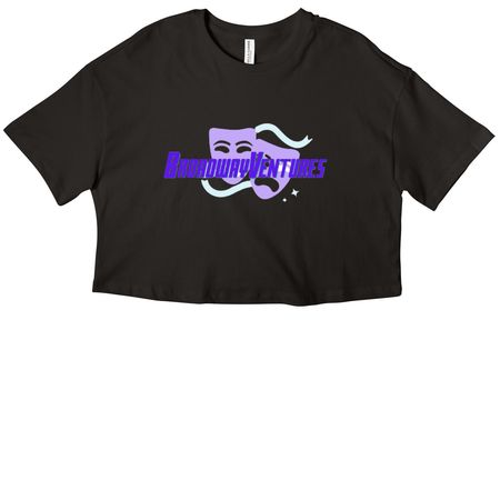 BroadwayVentures Merch, a Black Women?s Cropped Cotton Tee