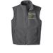 We are GSEMG Fleece Vest, a Iron Grey Embroidered Everyday Fleece Vest