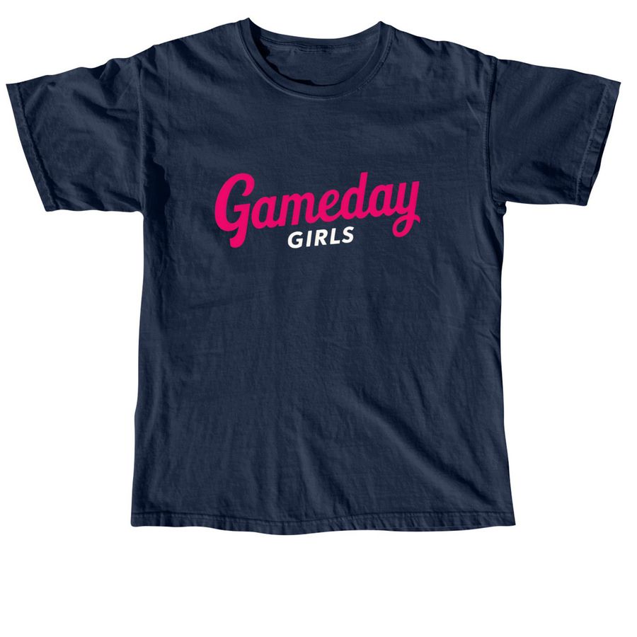 Gameday Girls, a True Navy Comfort Colors Unisex Tee