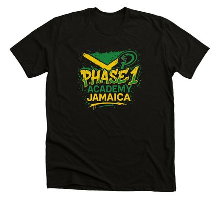 P.H.A.S.E. 1 Graphic T-Shirt, a Solid Black Blend Premium Unisex Tee