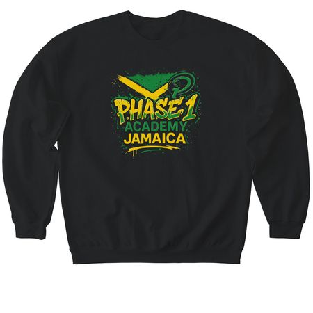 P.H.A.S.E. 1 Graphic T-Shirt, a Black Softstyle Crewneck Sweatshirt
