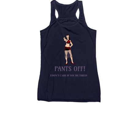The "Take Charge" Woman, a Navy Women's Racerback