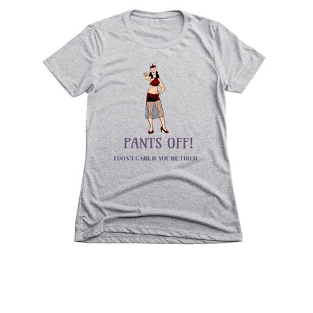 The "Take Charge" Woman, a Dark Heather Grey Women's Slim Fit Tee