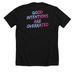8U Softball (Original Quote Back), a Solid Black Blend Premium Unisex Tee (back-view)