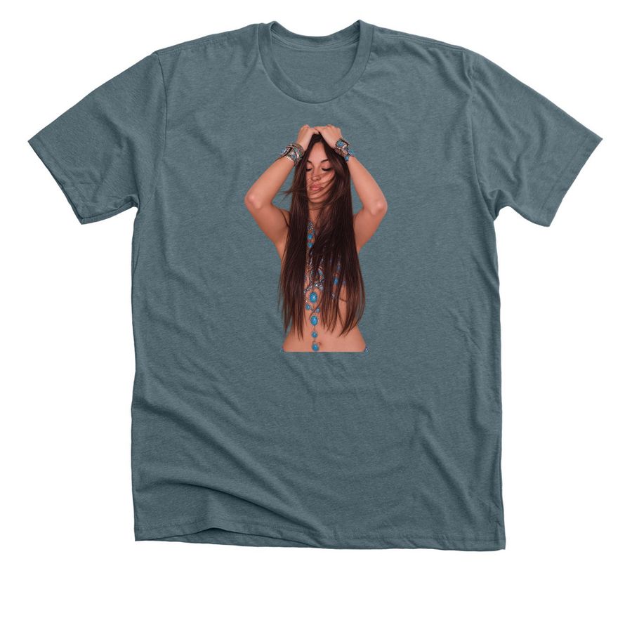 Kesha Freedom Tour Hoodie, a Heather Slate Premium Unisex Tee