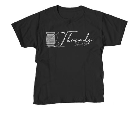Threads, a Black Youth Unisex Tee