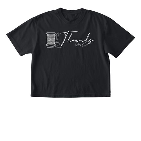 Threads, a Black Comfort Colors Boxy Tee