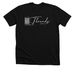 Threads, a Solid Black Blend Premium Unisex Tee