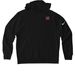 PINK MENTAL HEALTH merch, a Black Nike Club Fleece Pullover Hoodie