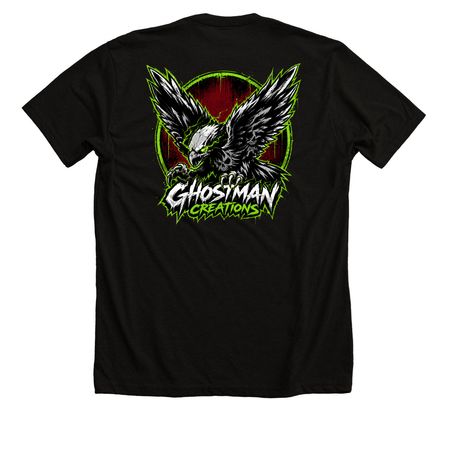 Reaper Eagle, a Solid Black Blend Premium Unisex Tee
