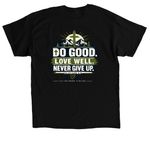 The Do Good Project&nbsp;, a Black Classic Unisex Tee (back-view)