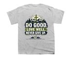 The Do Good Project&nbsp;, a Sport Grey Youth Unisex Tee (back-view)