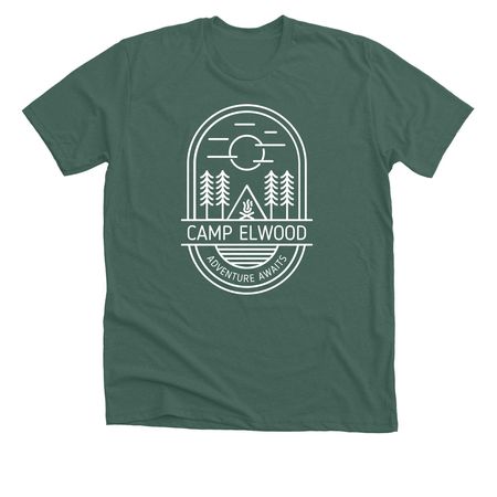 Camp Elwood, a Heather Forest Premium Unisex Tee
