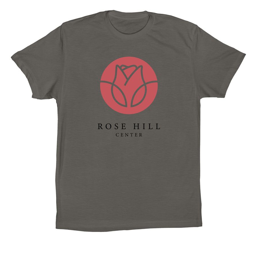 Rose Hill Logo T-Shirt, a Asphalt Premium Cotton Tee