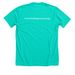 HTX Dog Rescue Fundraiser, a Heather Sea Green Premium Unisex Tee (back-view)