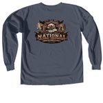 Nationals 2026 - Hampton, a Denim Comfort Colors Long Sleeve Tee (back-view)