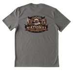 Nationals 2026 - Hampton, a Ash Grey Allmade Heavyweight Recycled Cotton Tee (back-view)