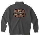 Nationals 2026 - Hampton, a Asphalt Midweight Quarter Zip Pullover (back-view)