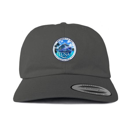 Protect Your Head with a Luna Cap!, a Dark Gray Printed Classic Baseball Cap